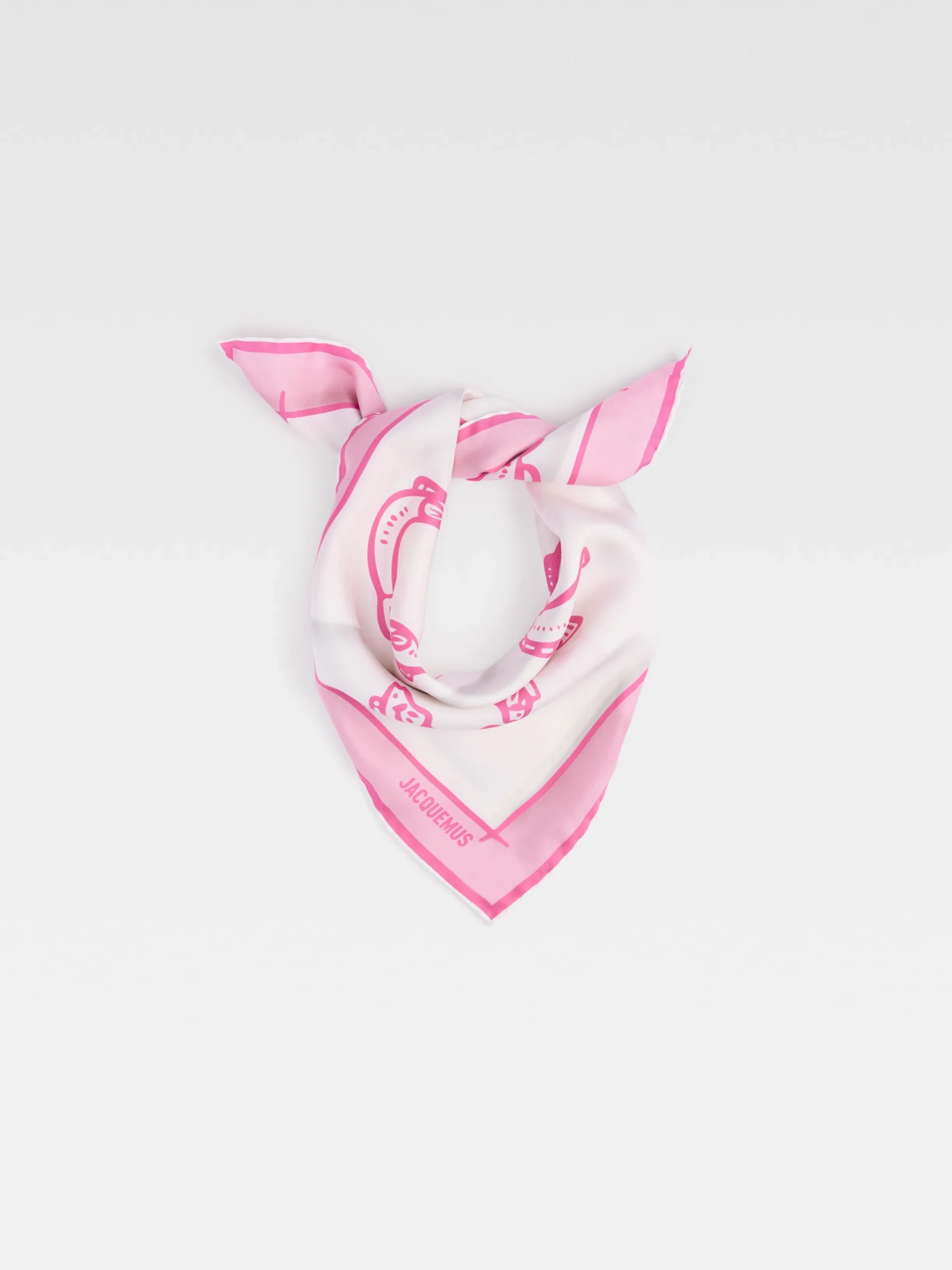 Discount Jacquemus De Pesco bandana PrintCapriFishPink