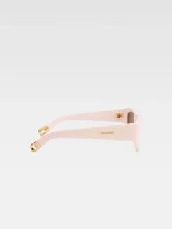Outlet Jacquemus De Pilota zonnebril LightBeige
