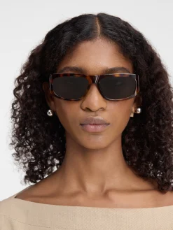New Jacquemus De Pilota zonnebril MultiBrown
