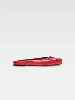 Fashion Jacquemus De platte balletschoentjes Red