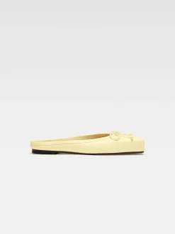 Best Jacquemus De platte balletschoentjes PaleYellow