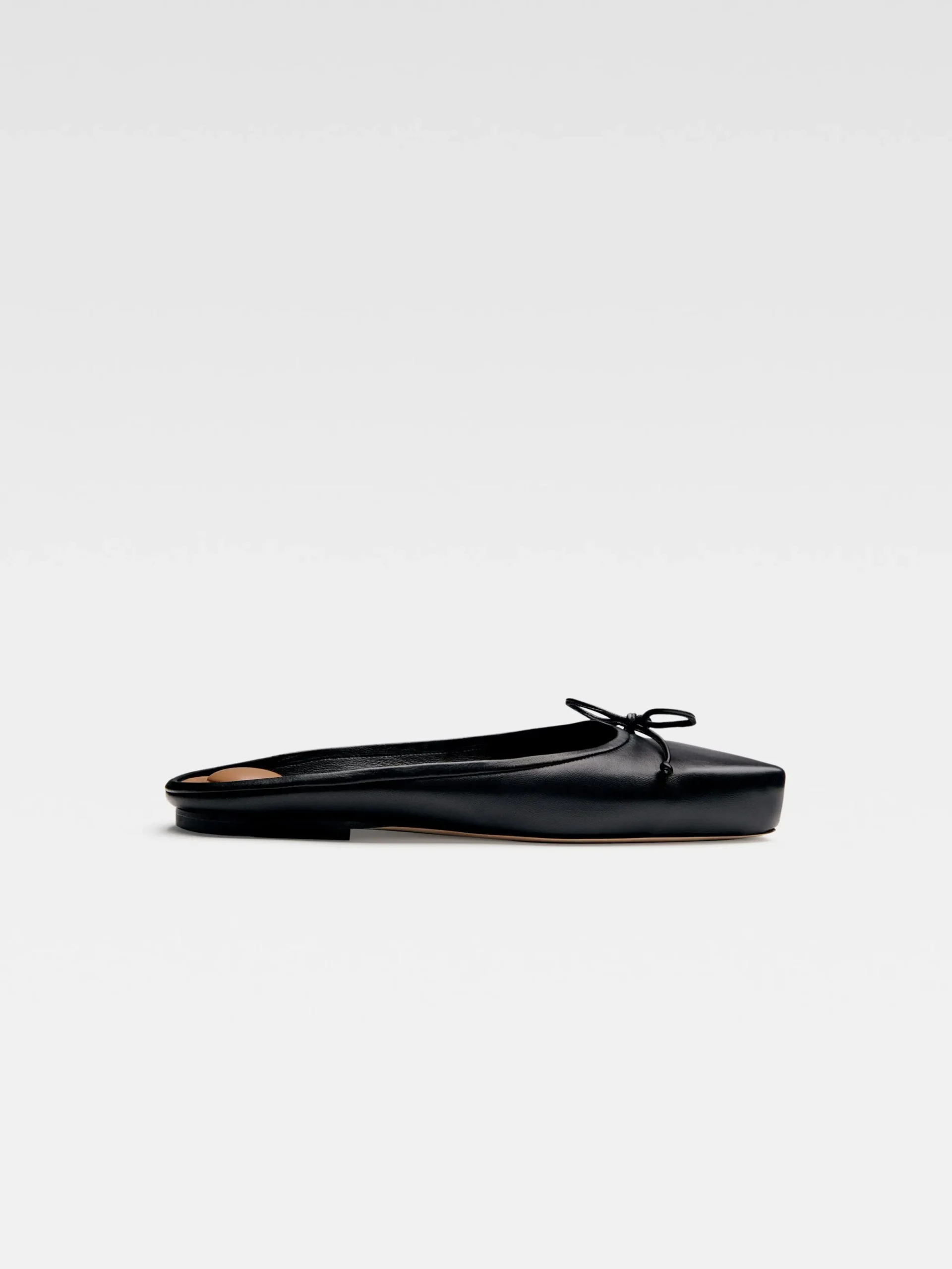 Sale Jacquemus De platte balletschoentjes Black