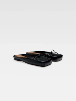 Sale Jacquemus De platte balletschoentjes Black
