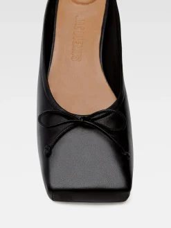 Sale Jacquemus De platte balletschoentjes Black