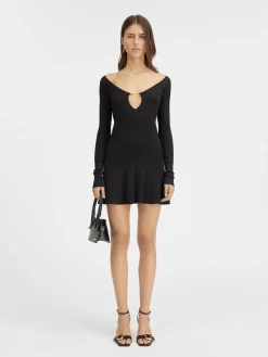 Fashion Jacquemus De Pralù mini jurk Black