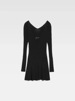 Fashion Jacquemus De Pralù mini jurk Black