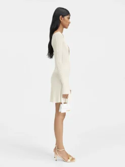 Sale Jacquemus De Pral&ugrave; mini jurk Off-White