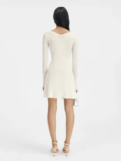Sale Jacquemus De Pralù mini jurk Off-White