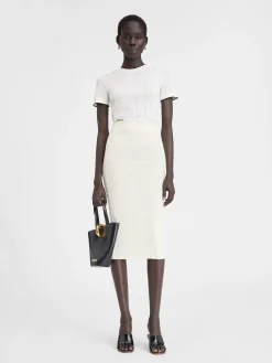 Fashion Jacquemus De Pralù rok Off-White