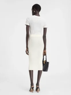 Fashion Jacquemus De Pral&ugrave; rok Off-White