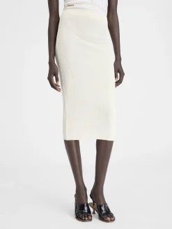 Fashion Jacquemus De Pral&ugrave; rok Off-White