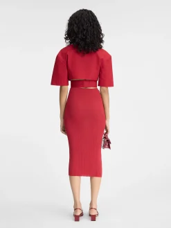 Best Jacquemus De Pral&ugrave; rok DarkRed