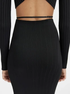 Sale Jacquemus De Pral&ugrave; rok Black