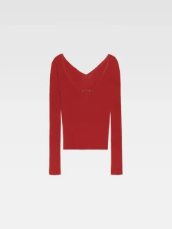 New Jacquemus De Pral&ugrave; top DarkRed