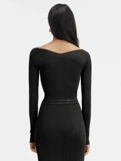 Fashion Jacquemus De Pral&ugrave; top Black