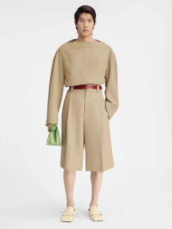 Sale Jacquemus De Ravello korte broek Beige