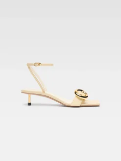 Best Jacquemus De Regalo lage sandalen Ivory