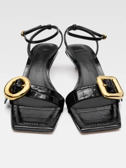 Hot Jacquemus De Regalo lage sandalen Black