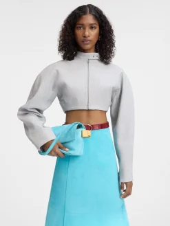 Hot Jacquemus De Rond Carr&eacute; LightTurquoise