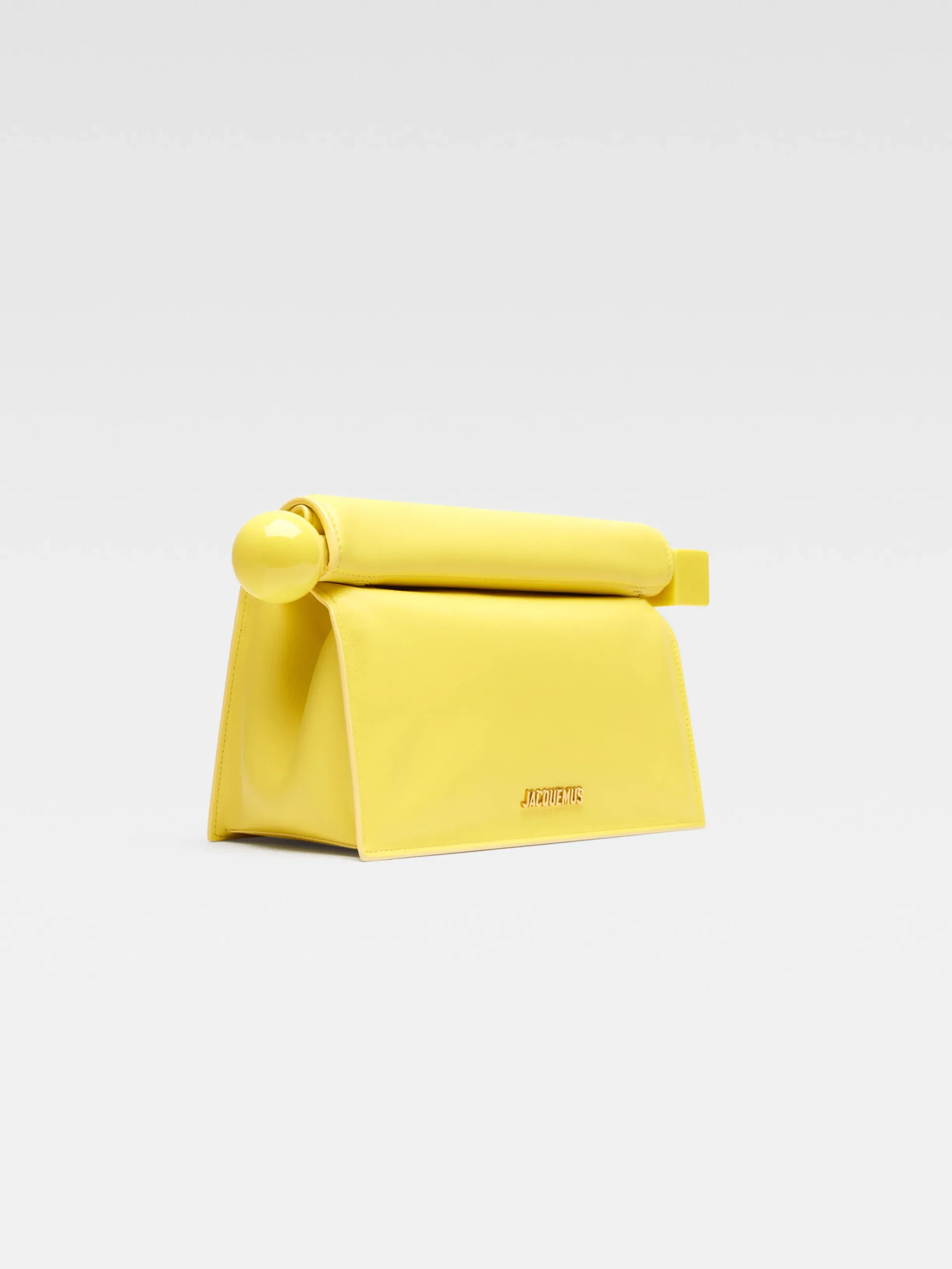 Hot Jacquemus De Rond Carré clutch Yellow