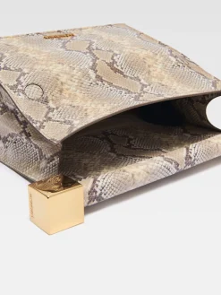 Clearance Jacquemus De Rond Carr&eacute; clutch Beige