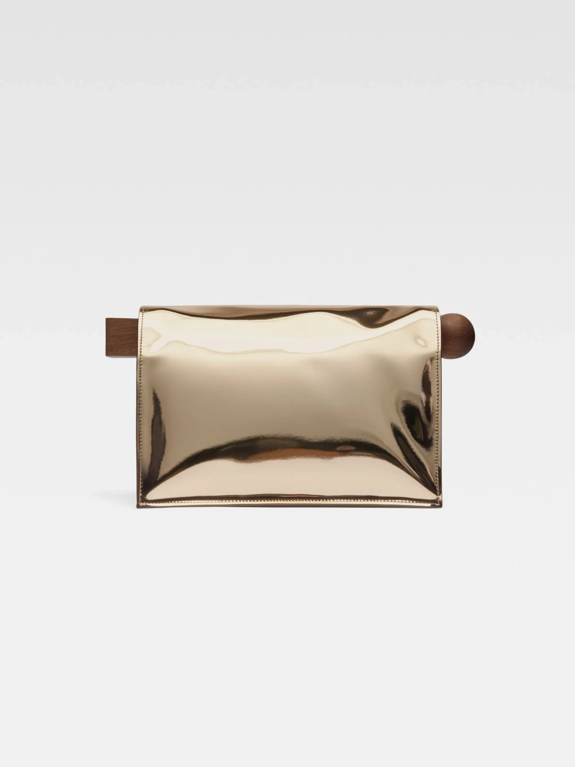 Discount Jacquemus De Rond Carré clutch Gold