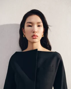 Best Jacquemus De Rond Carré oorbellen LightGold