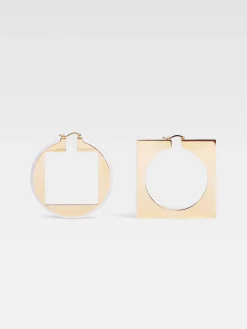 Best Jacquemus De Rond Carré oorringen White