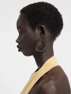 Clearance Jacquemus De Rond Carré oorringen