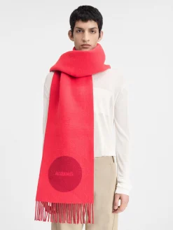 Clearance Jacquemus De Rond Carré sjaal Multi-Red