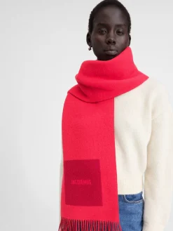 Clearance Jacquemus De Rond Carré sjaal Multi-Red