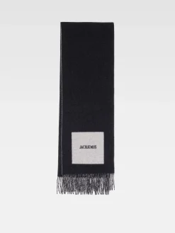 New Jacquemus De Rond Carré sjaal Multi-Black