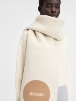 Online Jacquemus De Rond Carr&eacute; sjaal Multi-Beige