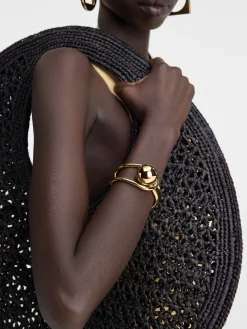 Sale Jacquemus De ronde Nodo armband Gold