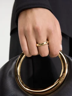 Online Jacquemus De ronde ring LightGold