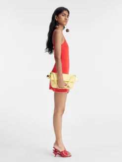 Online Jacquemus De Roupao gebreide jurk Red