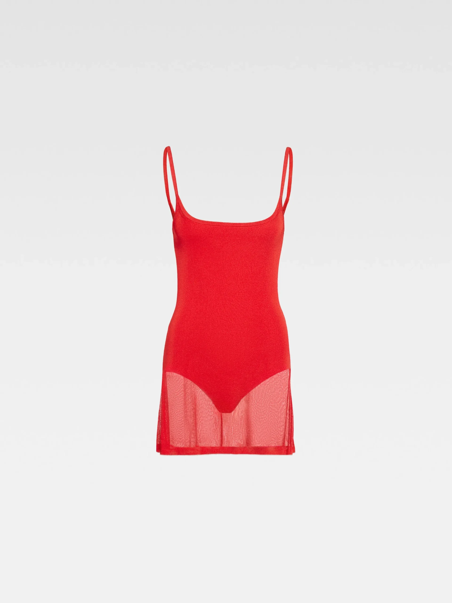Online Jacquemus De Roupao gebreide jurk Red