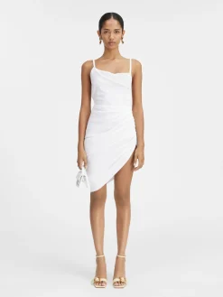 Sale Jacquemus De Saudade jurk White