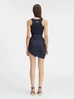 Fashion Jacquemus De Saudade mini rok DarkNavy