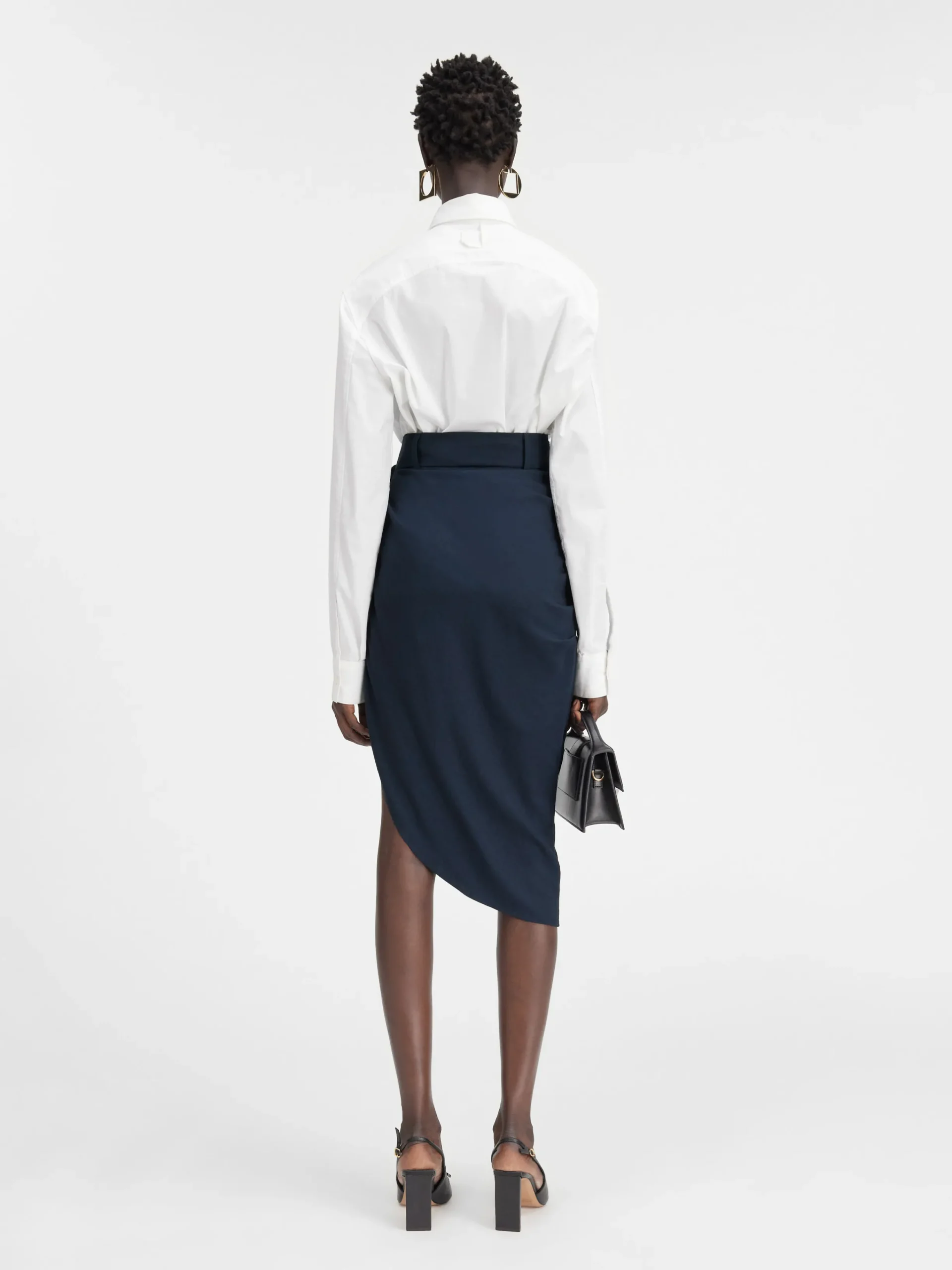 Online Jacquemus De Saudade rok DarkNavy