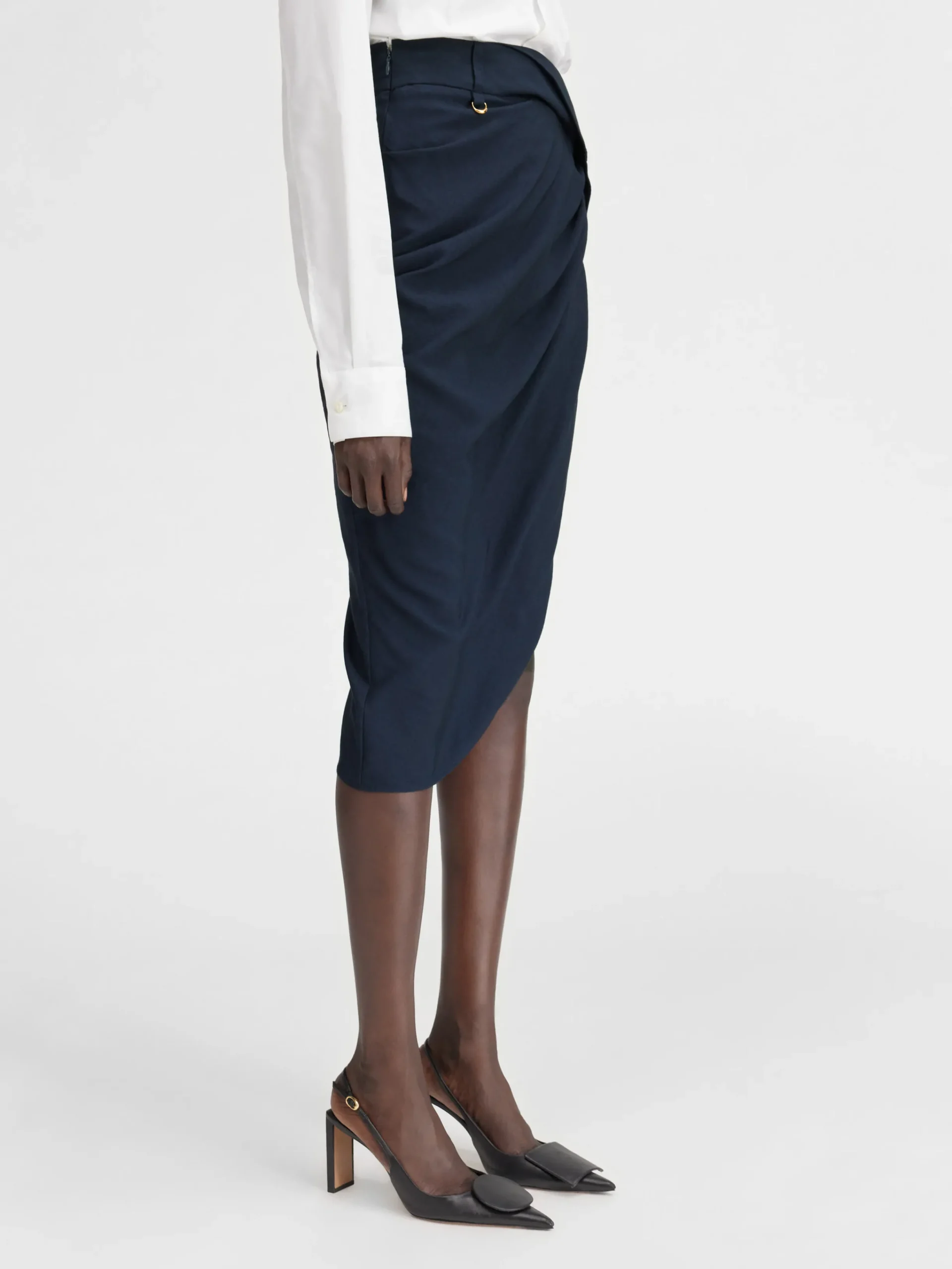 Online Jacquemus De Saudade rok DarkNavy