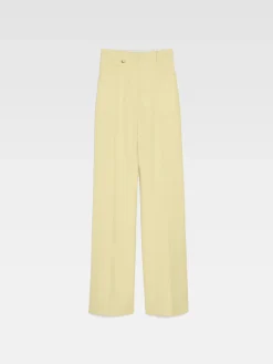 New Jacquemus De Sauge broek PaleYellow