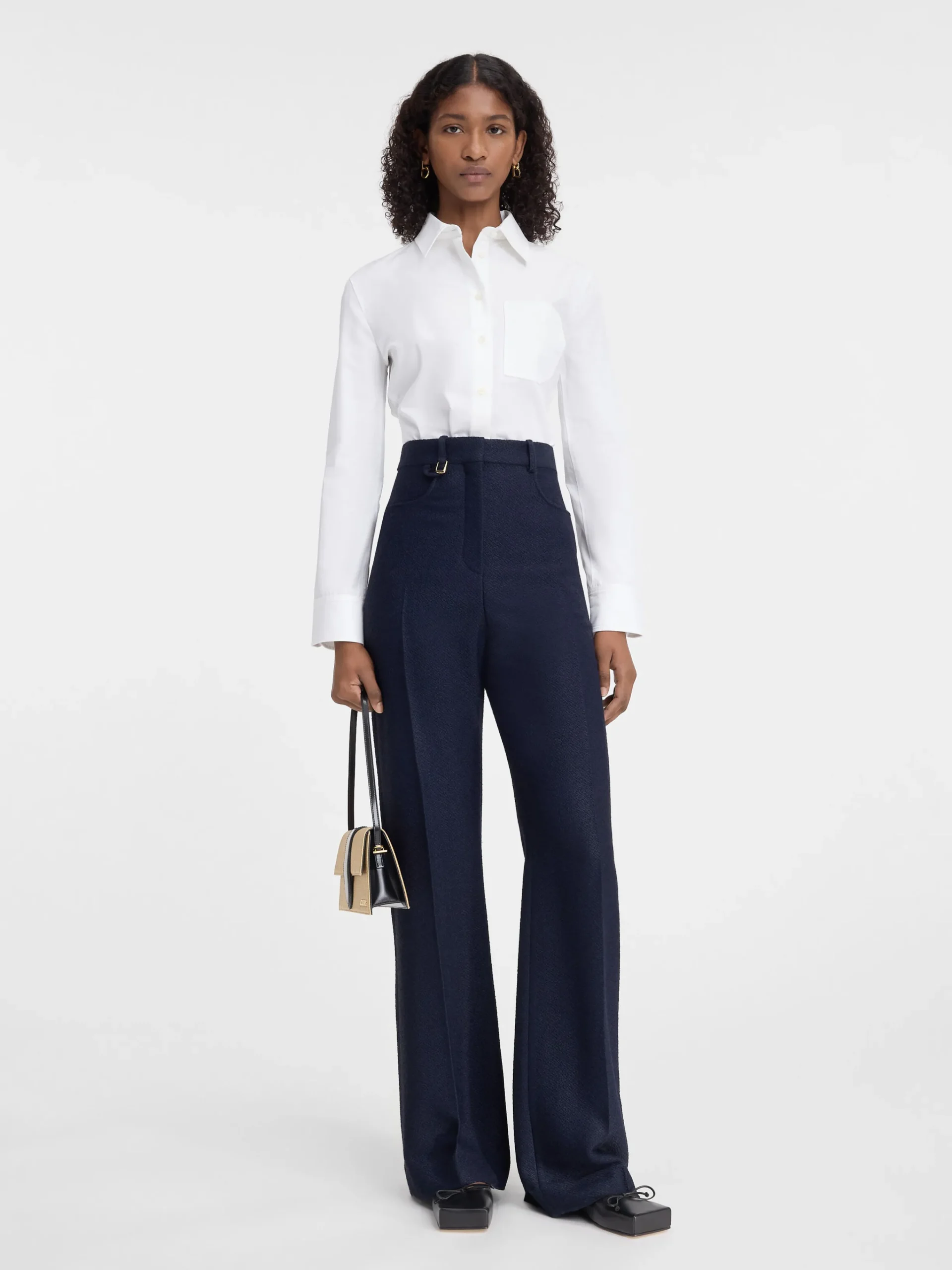 Outlet Jacquemus De Sauge broek DarkNavy