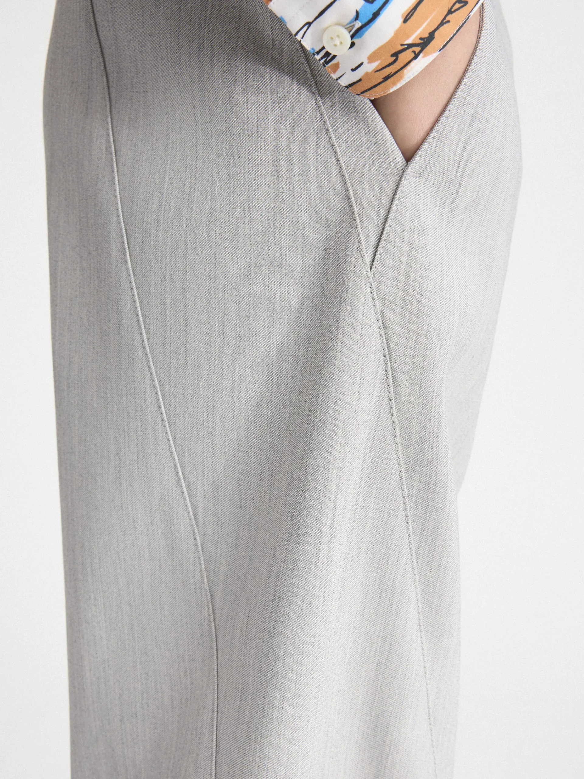 Online Jacquemus De Scala broek LightGrey