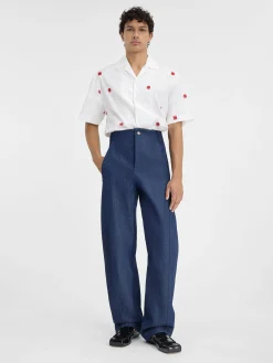 Outlet Jacquemus De Scala de-Nîmes denim broek Navy
