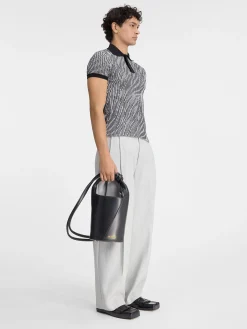 Hot Jacquemus De Scala polo Black&WhiteZebra