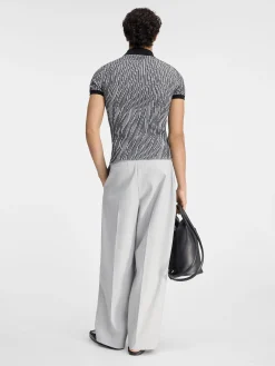 Hot Jacquemus De Scala polo Black&WhiteZebra