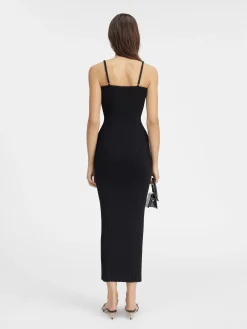 Hot Jacquemus De Sierra jurk met bandjes Black