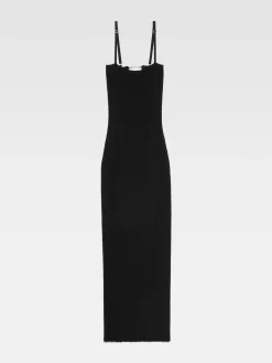 Hot Jacquemus De Sierra jurk met bandjes Black