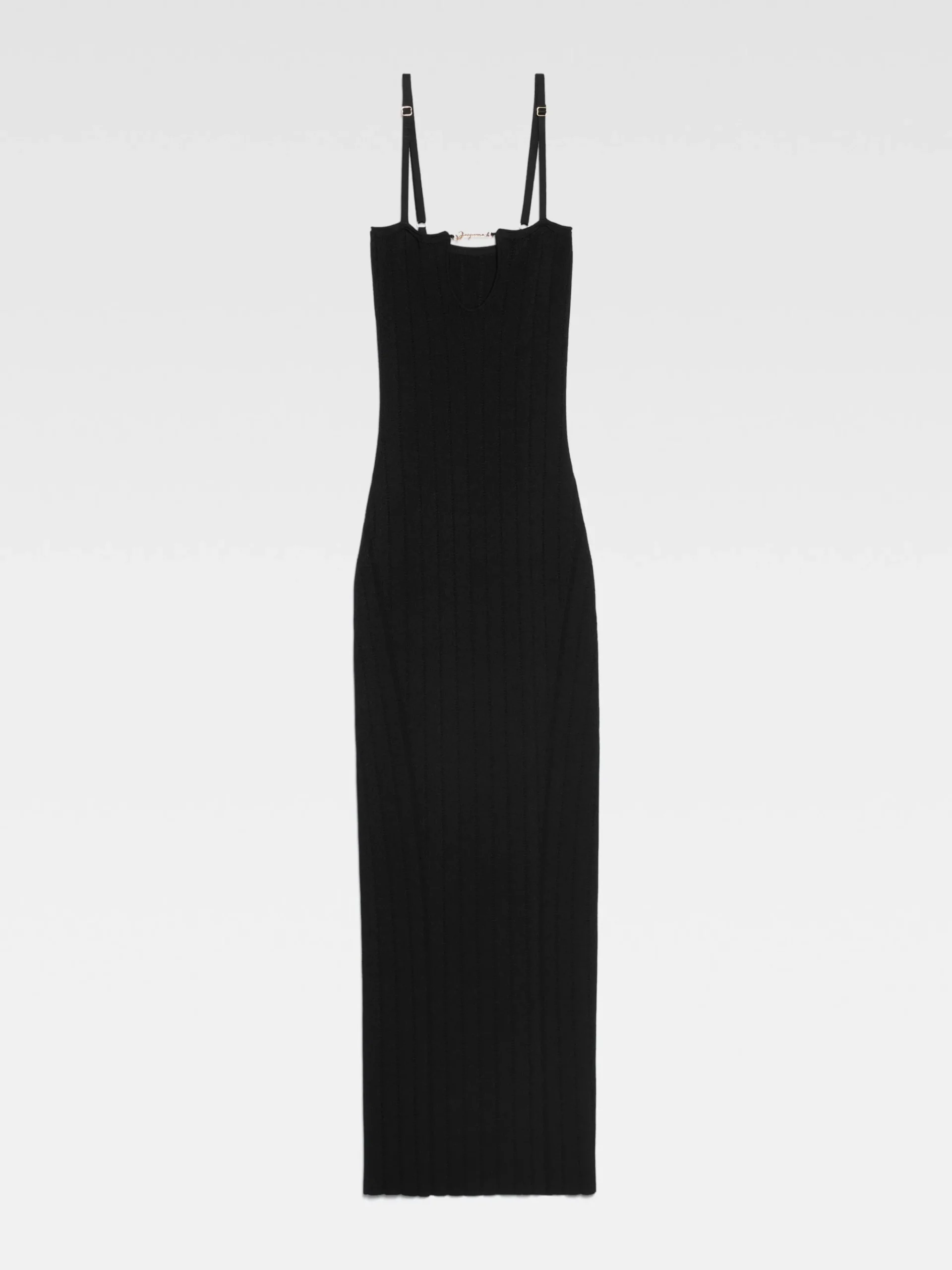 Hot Jacquemus De Sierra jurk met bandjes Black